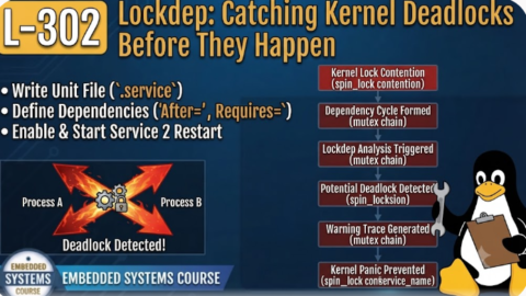 L- 302 Lockdep: Catching Kernel Deadlocks Before They Happen, free linux drivers course, learn linux device drivers, linux driver development tutorial, free linux kernel programming, linux device driver training, open source driver development, write linux device drivers, linux kernel driver course, free embedded linux drivers, linux driver tutorial pdf