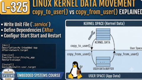 L- 325 copy_to_user() and copy_from_user() Explained, free linux drivers course, learn linux device drivers, linux driver development tutorial, free linux kernel programming, linux device driver training, open source driver development, write linux device drivers, linux kernel driver course, free embedded linux drivers, linux driver tutorial pdf