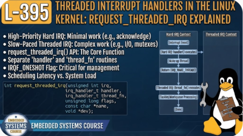 L- 395 Threaded Interrupt Handlers in the Linux Kernel: request_threaded_irq Explained, free linux drivers course, learn linux device drivers, linux driver development tutorial, free linux kernel programming, linux device driver training, open source driver development, write linux device drivers, linux kernel driver course, free embedded linux drivers, linux driver tutorial pdf