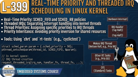 L- 399 Real-Time Priority and Threaded IRQ Scheduling in Linux Kernel, free linux drivers course, learn linux device drivers, linux driver development tutorial, free linux kernel programming, linux device driver training, open source driver development, write linux device drivers, linux kernel driver course, free embedded linux drivers, linux driver tutorial pdf