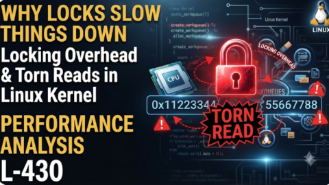L- 430 Why Locks Slow Things Down: Locking Overhead and Torn Reads in the Linux Kernel, free linux drivers course, learn linux device drivers, linux driver development tutorial, free linux kernel programming, linux device driver training, open source driver development, write linux device drivers, linux kernel driver course, free embedded linux drivers, linux driver tutorial pdf