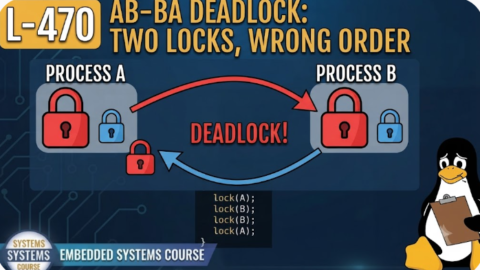 L- 470 AB-BA Deadlock: Two Locks, Wrong Order, free linux drivers course, learn linux device drivers, linux driver development tutorial, free linux kernel programming, linux device driver training, open source driver development, write linux device drivers, linux kernel driver course, free embedded linux drivers, linux driver tutorial pdf