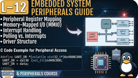 L-12 Embedded System Peripherals Guide, Embedded C Course for Freshers, Embedded Systems Course in Hyderabad, Embedded Systems Institute in Hyderabad, Embedded Systems Training Online, Embedded Systems Course Online, Embedded Systems Classes in Hyderabad, Embedded Systems Training for Freshers, Embedded Systems Course for Beginners, Embedded Programming Course, Embedded Programming Training in Hyderabad,