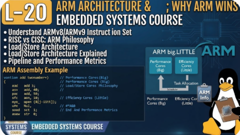 L-20 Architecture & Why ARM Wins, Free Embedded Systems Course Free, Embedded Systems Course in Hyderabad, Free Embedded C Training, Free Embedded C Training Online, Embedded C Course in Hyderabad ,Embedded C Classes in Hyderabad, Embedded C Coaching in Hyderabad, Embedded C Institute in Hyderabad, Embedded C Online Training,Embedded C Online Course, Embedded C Programming Course Online, Embedded C Training for Beginners