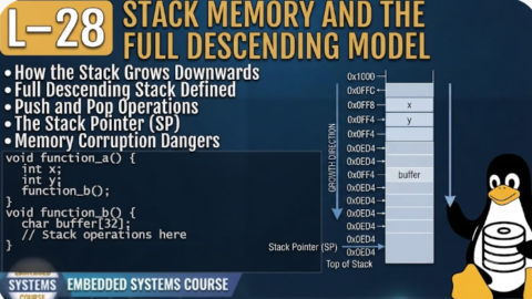 L-28 Stack Memory and theFull Descending Model, Embedded Programming Course Online, Embedded C and Embedded Systems Course, Best Embedded C Training Institute in Hyderabad, Best Embedded Systems Training Institute in Hyderabad, Embedded C Certification Course, Embedded C Training with Placement, Embedded Systems Training with Placement, Embedded C Jobs Training in Hyderabad