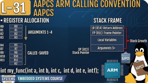 L-31 AAPCS ARM Calling Convention, Embedded Programming Course Online, Embedded C and Embedded Systems Course, Best Embedded C Training Institute in Hyderabad, Best Embedded Systems Training Institute in Hyderabad, Embedded C Certification Course, Embedded C Training with Placement, Embedded Systems Training with Placement, Embedded C Jobs Training in Hyderabad