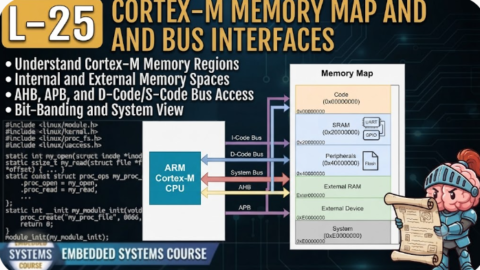 L-25 Cortex-M Memory Map and Bus Interfaces, Embedded Programming Course Online, Embedded C and Embedded Systems Course, Best Embedded C Training Institute in Hyderabad, Best Embedded Systems Training Institute in Hyderabad, Embedded C Certification Course, Embedded C Training with Placement, Embedded Systems Training with Placement, Embedded C Jobs Training in Hyderabad